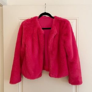 Wild Fable Faux Fur Pink Jacket